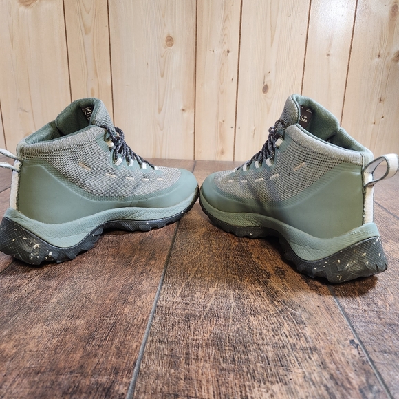 REI Co-Op Flash Hiking Boots Green Women's 7.5 Outdoor Waterproof Lightweight - Picture 7 of 11